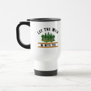 Mug De Voyage Aventure de nature sauvage Citation inspirante de