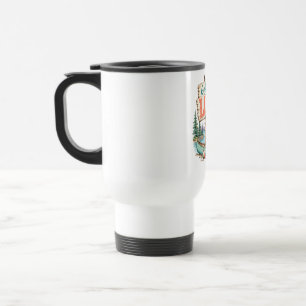 Mug De Voyage Aventure en canot au coucher du soleil dans la nat