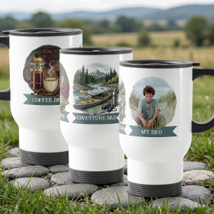 Mug De Voyage Aventure et Café Photo de Mon Père