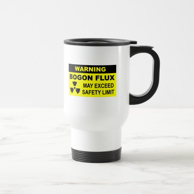 Mug De Voyage Avertissement : Flux de Bogon (Droite)