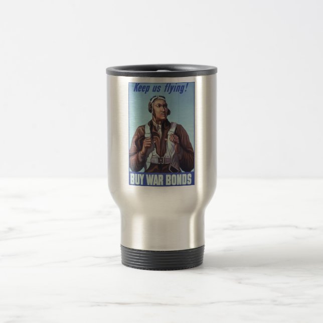 Mug De Voyage Aviateurs noirs : Service militaire de combat de 2 (Centre)