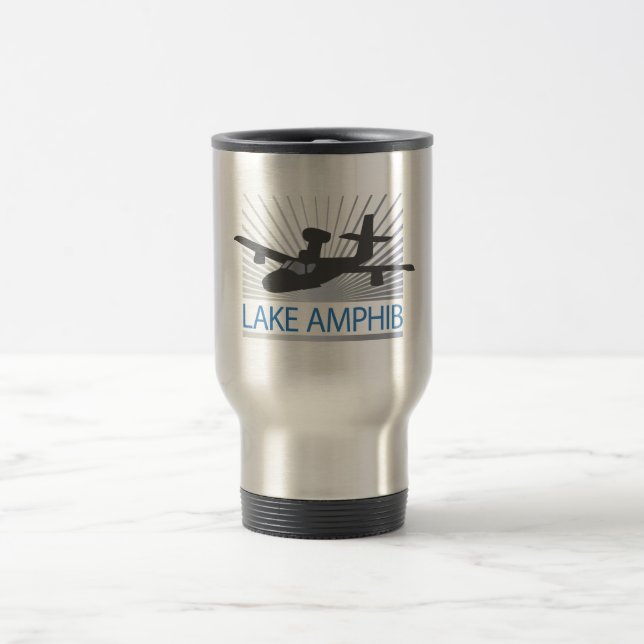 Mug De Voyage Aviation d'Amphib de lac (Centre)
