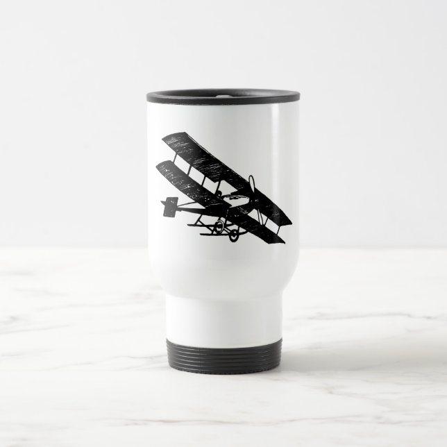 Mug De Voyage Avion Avion Volant Machine Voyage Mug (Centre)