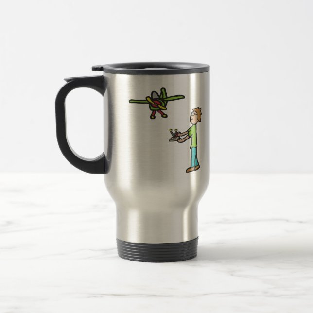 Mug De Voyage Avion de modèle RC (Gauche)