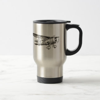 Mug De Voyage Avion vintage, plans de vol