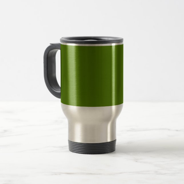 Mug De Voyage Avocat (couleur unie) (Devant gauche)