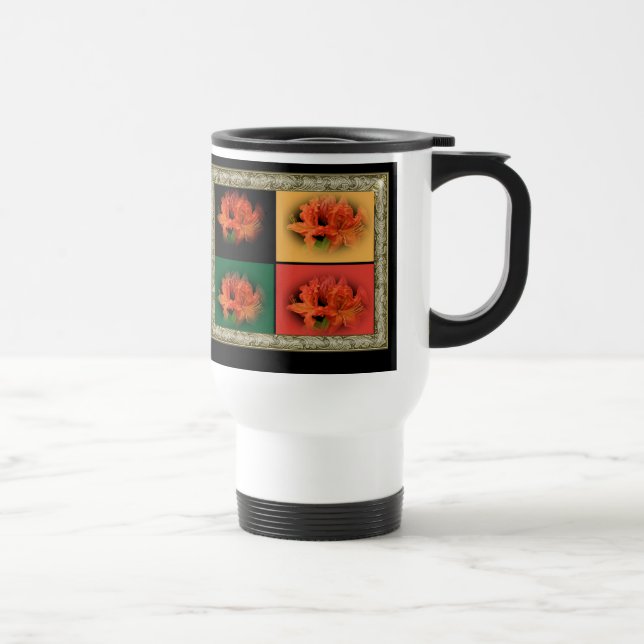 Mug De Voyage Azalées orange (Droite)