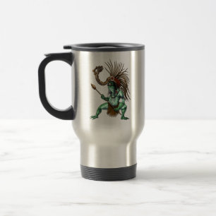 Mug De Voyage Aztec Warrior Deity Cueyatl