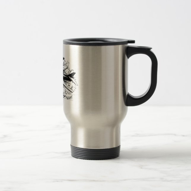 Mug De Voyage B-1 Lancer 15 oz Voyage/Mug Commuter (Droit)