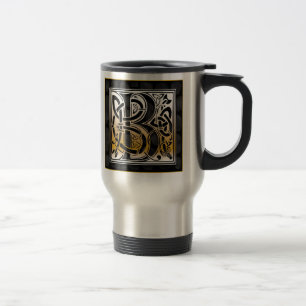 Mug De Voyage B Monogramme "Pierre Noire Celtique"