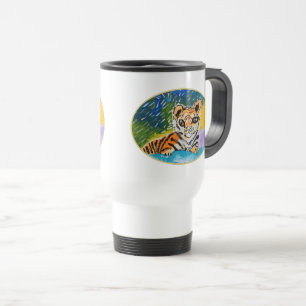 Mug De Voyage Baby Tiger "Art by Kids"