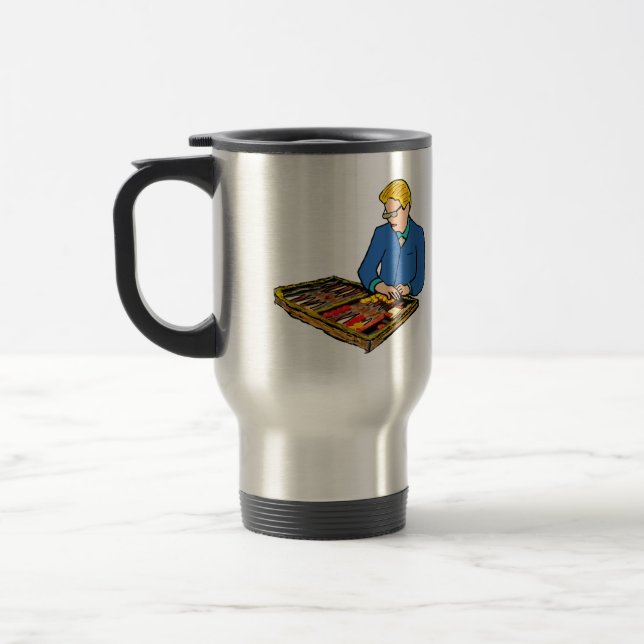 Mug De Voyage Backgammon (Gauche)