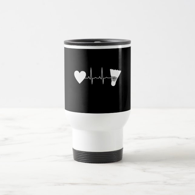 Mug De Voyage Badminton - Ball de Badminton (Centre)