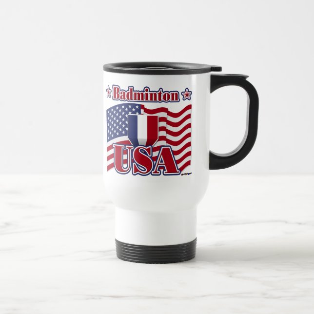 Mug De Voyage Badminton USA (Droite)
