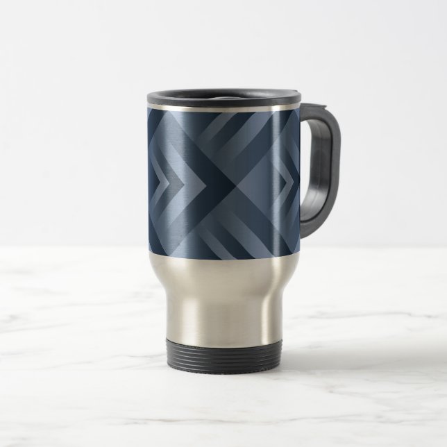 Mug De Voyage Bague en pierre bleue (Devant droit)