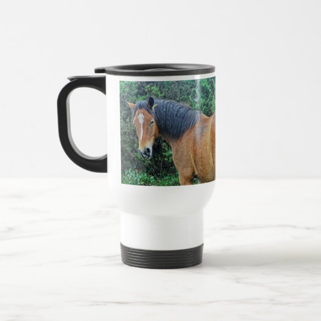 Mug De Voyage Baie New Forest Pony of Hampshire, Angleterre (Gauche)