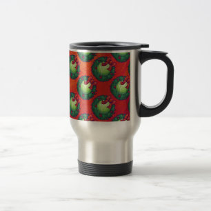 Mug De Voyage Bal de tennis en couronne rouge