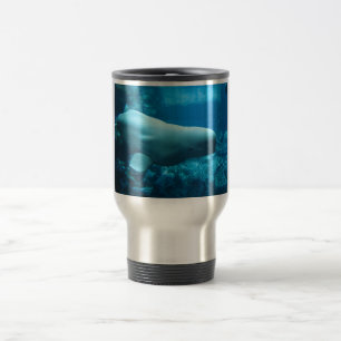Mug De Voyage Baleine espiègle mignonne de beluga dans