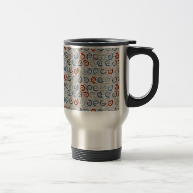 Mug De Voyage Balles d'océan Regarder le lin (Droit)