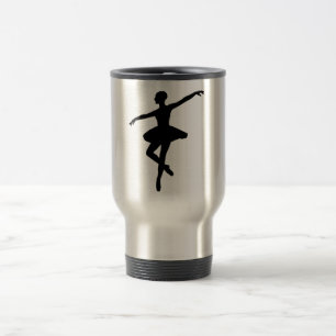 Mug De Voyage Ballet simple Ballerina noir blanc