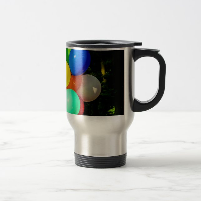 Mug De Voyage Ballons de jouets colorés (Droit)