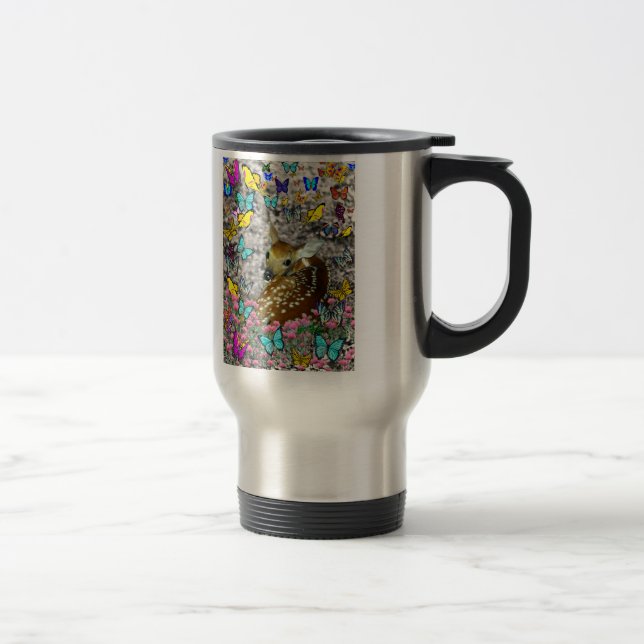 Mug De Voyage Bambina le faon Blanc-Coupé la queue dans les (Droit)
