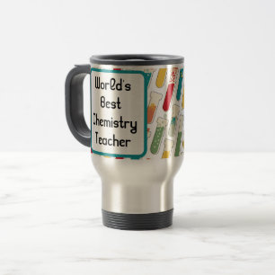 Mug De Voyage Bande de tube d'essai de chimie moderne du milieu 