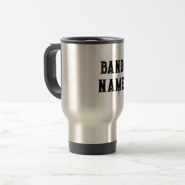 Mug De Voyage Bande personnalisée (Devant gauche)