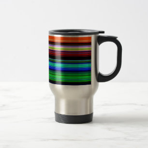 Mug De Voyage Bandes minces et colorées - 1