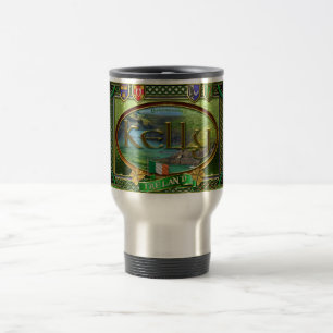 Mug De Voyage Bannière de famille de Kelly