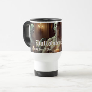 Mug De Voyage Banquet gothique d'Halloween à la lueur des bougie