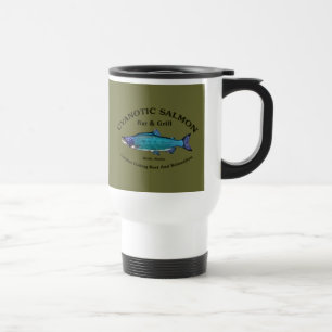 Mug De Voyage Bar et Grill Saumon Cyanotique