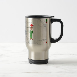 Mug De Voyage barack obama père Noël