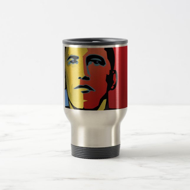 Mug De Voyage Barack Obama Super Héros (Centre)