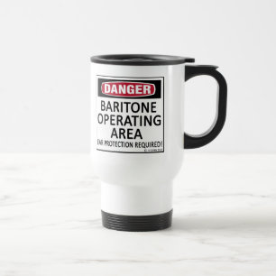 Mug De Voyage Baritone Zone d'exploitation Voyage Musique
