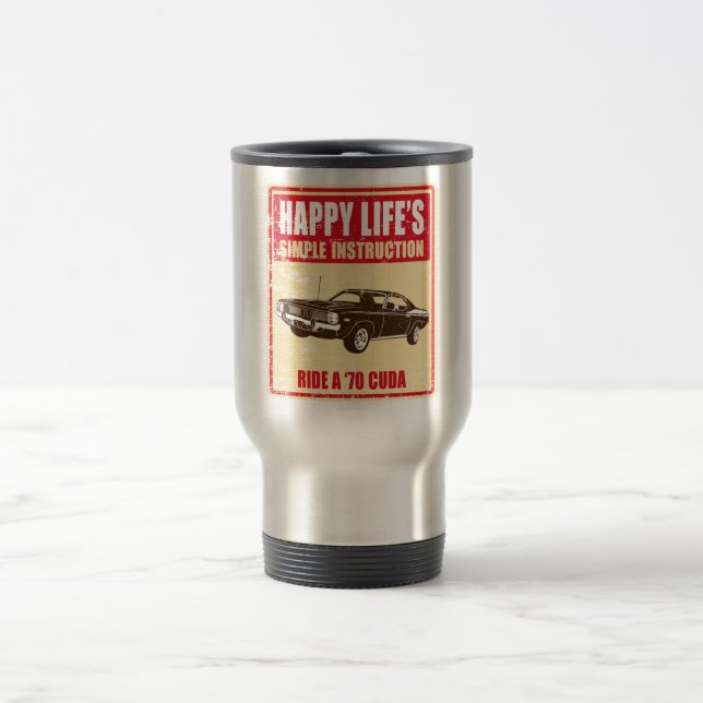 Mug De Voyage Barracuda 1970 de Plymouth (Centre)