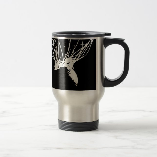 Mug De Voyage Basket-ball Black White Pop Art (Droit)
