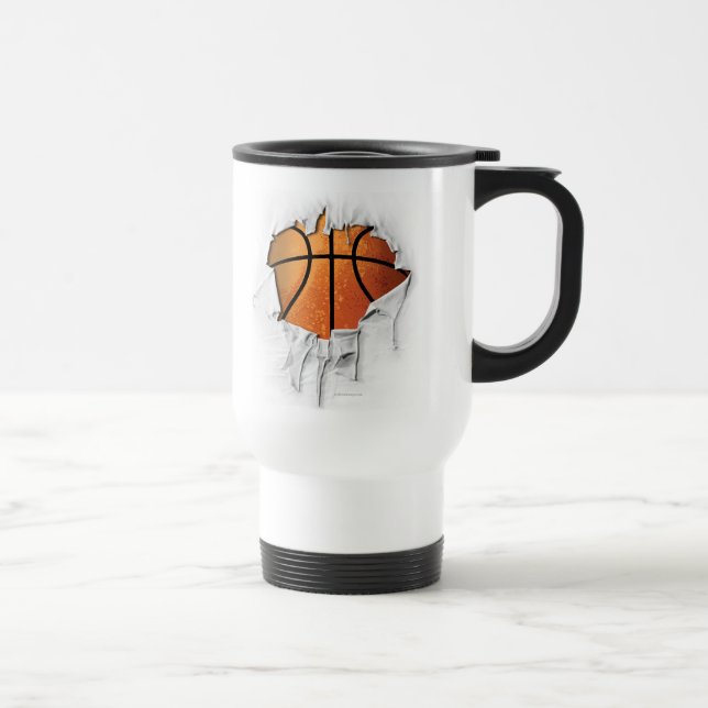 Mug De Voyage Basket-ball déchiré (Droite)