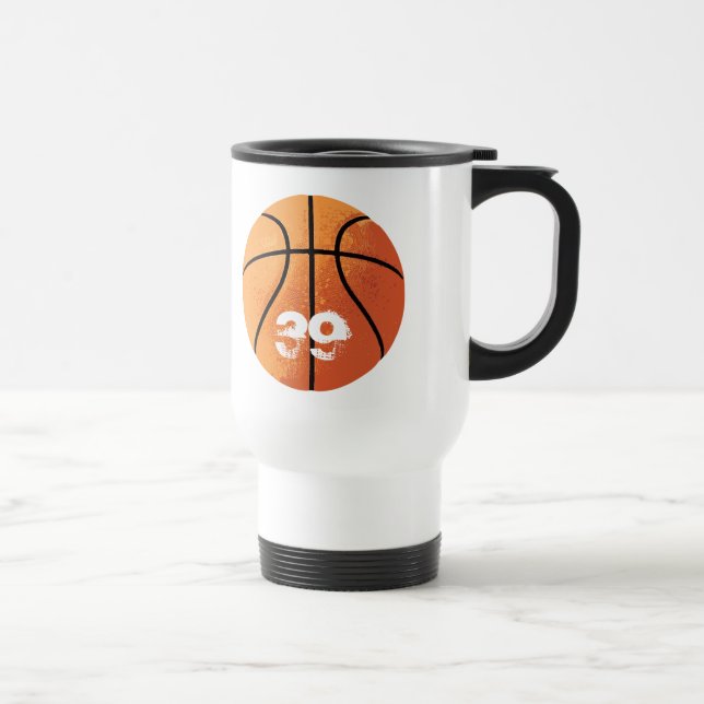 Mug De Voyage Basket-ball (personnalisable) (Droite)