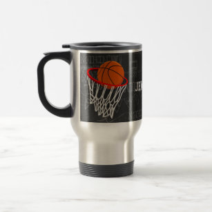 Mug De Voyage Basket-ball personnalisé et cercle de tableau