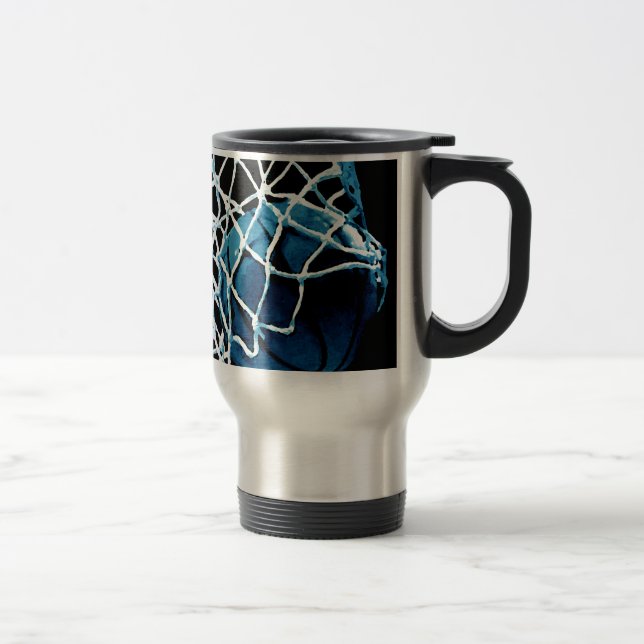 Mug De Voyage Basket bleu (Droit)
