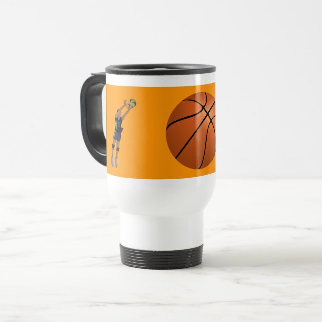 MUG DE VOYAGE BASKETBALL (Devant gauche)