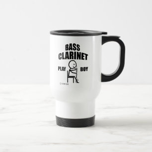 Mug De Voyage Bass Clarinet Jouer Garçon Voyage Mug