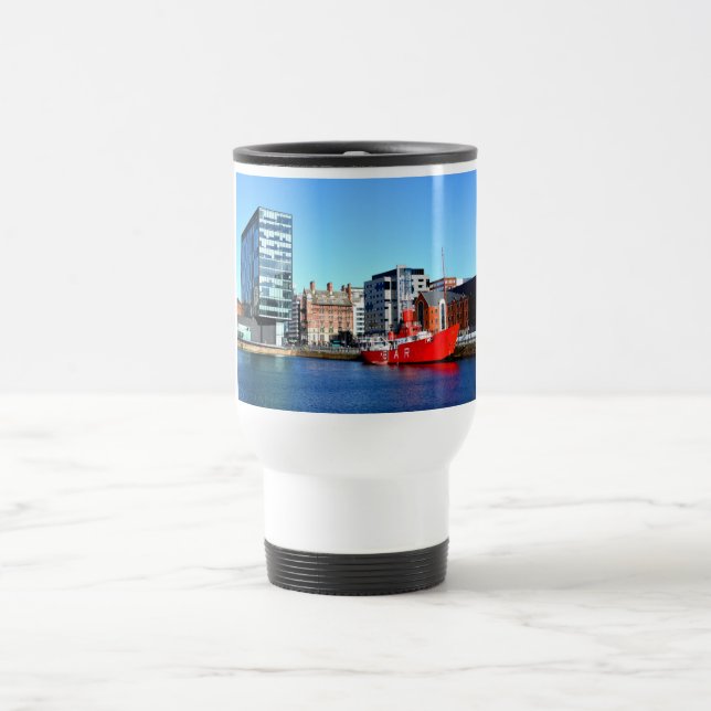 Mug De Voyage Bateau à l'Albert Dock (Centre)