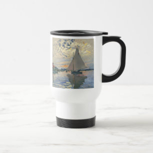 Mug De Voyage Bateau à voile de Monet Impressionnisme français C