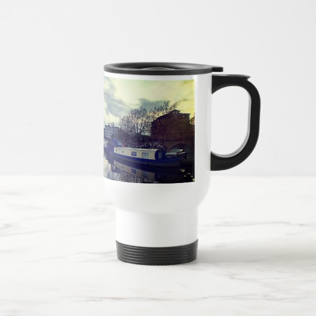 Mug De Voyage Bateaux bleus (Droite)