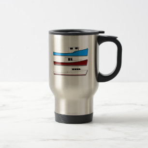 Mug De Voyage Bateaux de pêche professionnelle