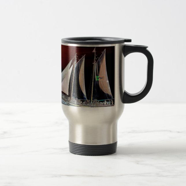 Mug De Voyage Bateaux sous voile (Droit)