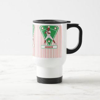 Mug De Voyage Batterie de baseball personnalisée Star Rouge
