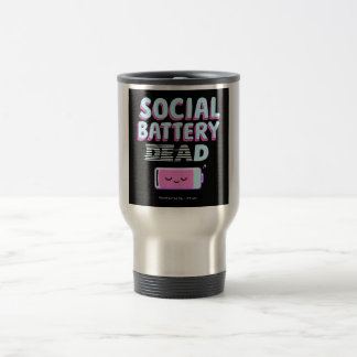Mug De Voyage Batterie sociale : mort